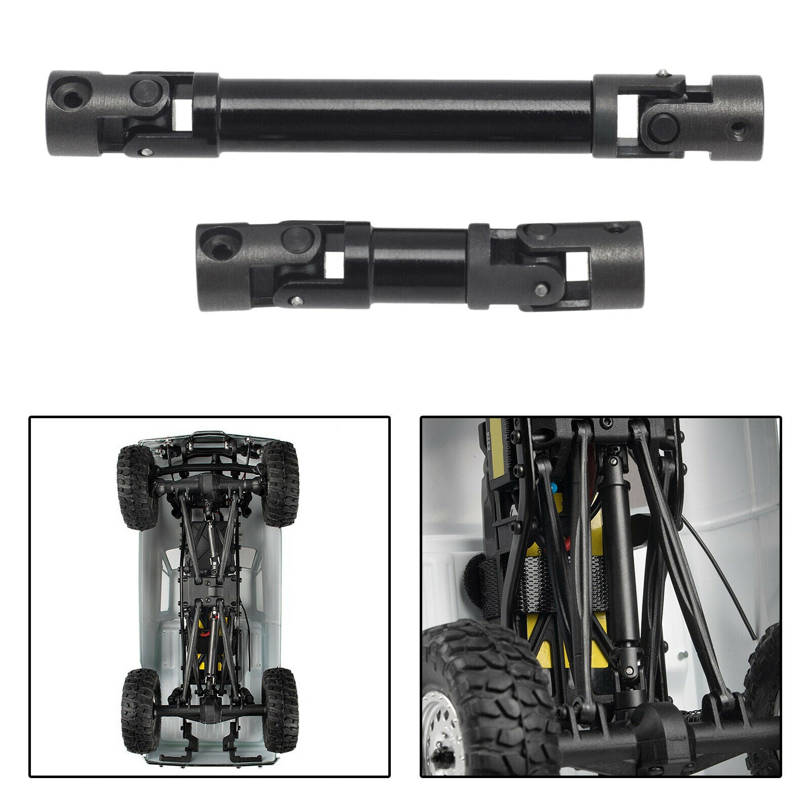 Steel Front&Rear CVD Drive Shaft for SCX24 90081 1/24 RC Rock Climbing Car