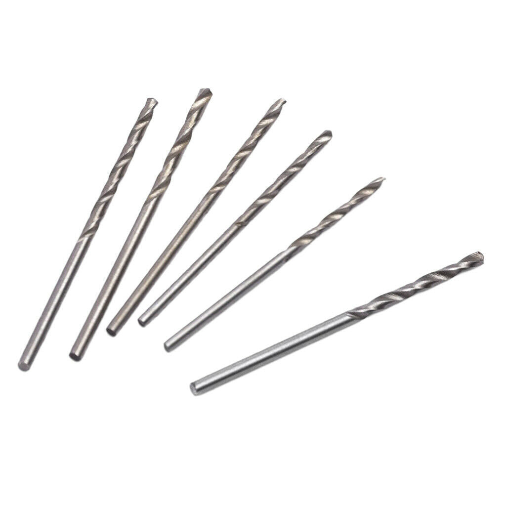 2-2.5mm HSS Twist Drill Bits Set of 6pc Straight Shank for General Purpose