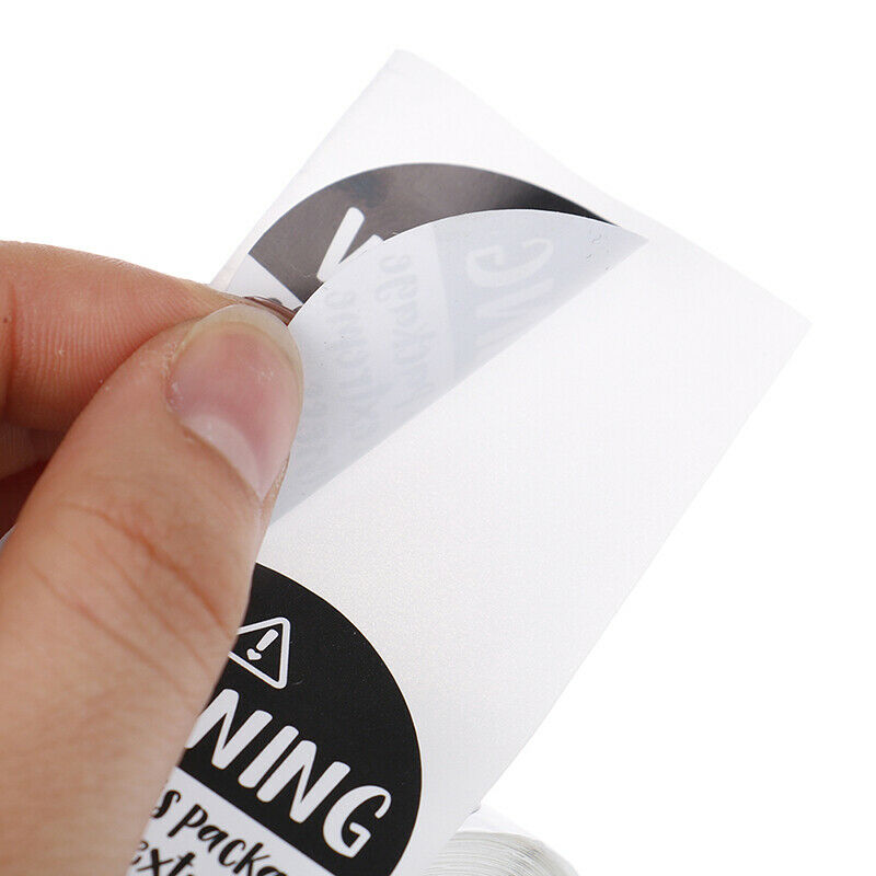 500Pcs Black And White Warning Sricker Labels Extreme Happiness Labels Fo.l8