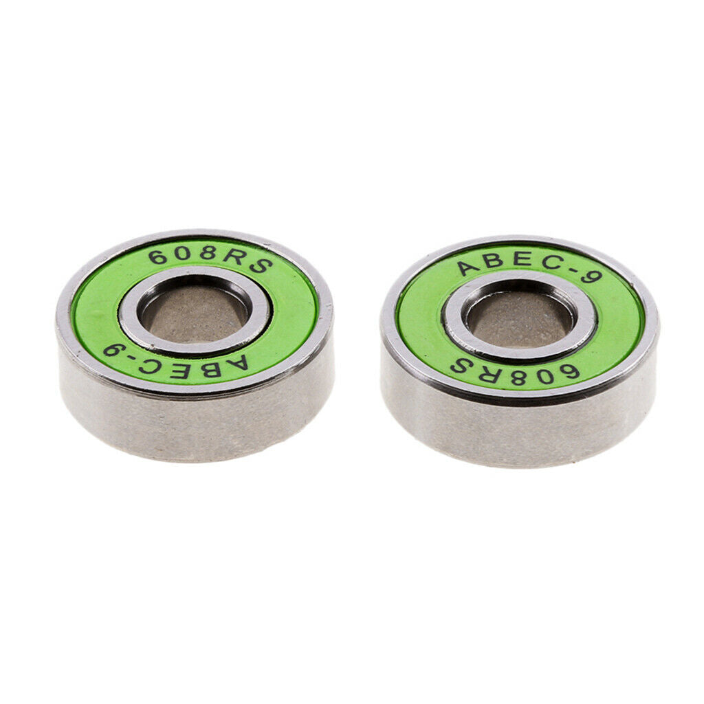 40 Pieces Frictionless Abec 9 Skateboard Bearing for Longboard Hockey Roller