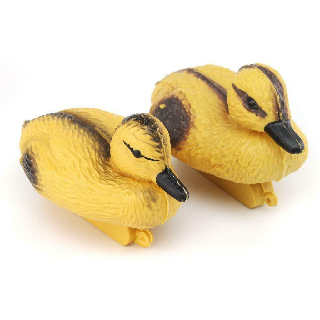 4X Floating Duck Ducklings   Pond Ornament Plastic Decoy Mallard Lifesize