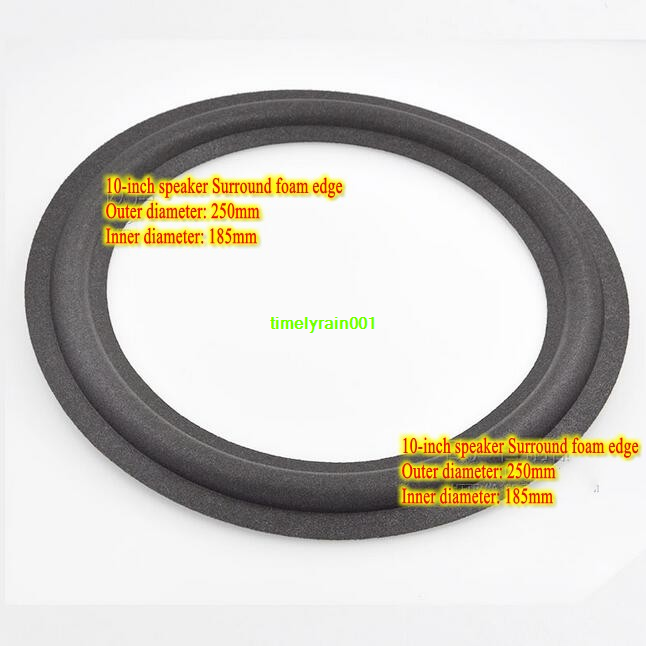 2pcs 10"inch 185C Speaker foam edge Speaker surround Audio repair parts