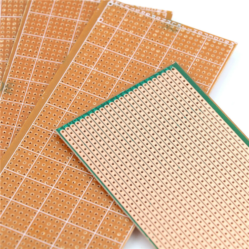 5Pcs 6.5x14.5cm Stripboard Veroboard Uncut PCB Platine Single SideCircuitBoardBD