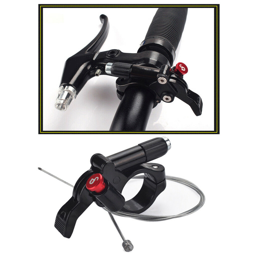 Bicycle Part Fork Remote Lockout Lever MTB Mountain Road Bike Lock & Wire