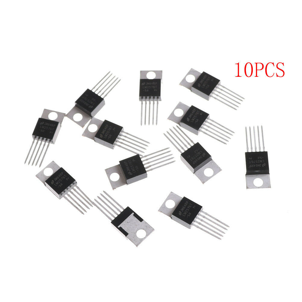 10pcs LM2576T-ADJ LM2576T LM2576 ADJ Switching Regulator TO-22.l8