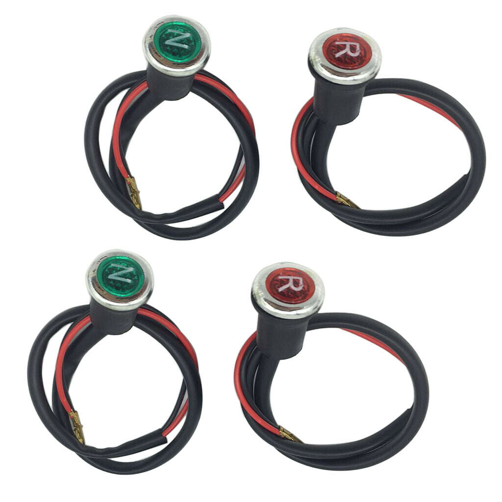 2x Neutral Reverse Light Gear N/R Indicator For 90cc 110cc 125cc 300cc ATV