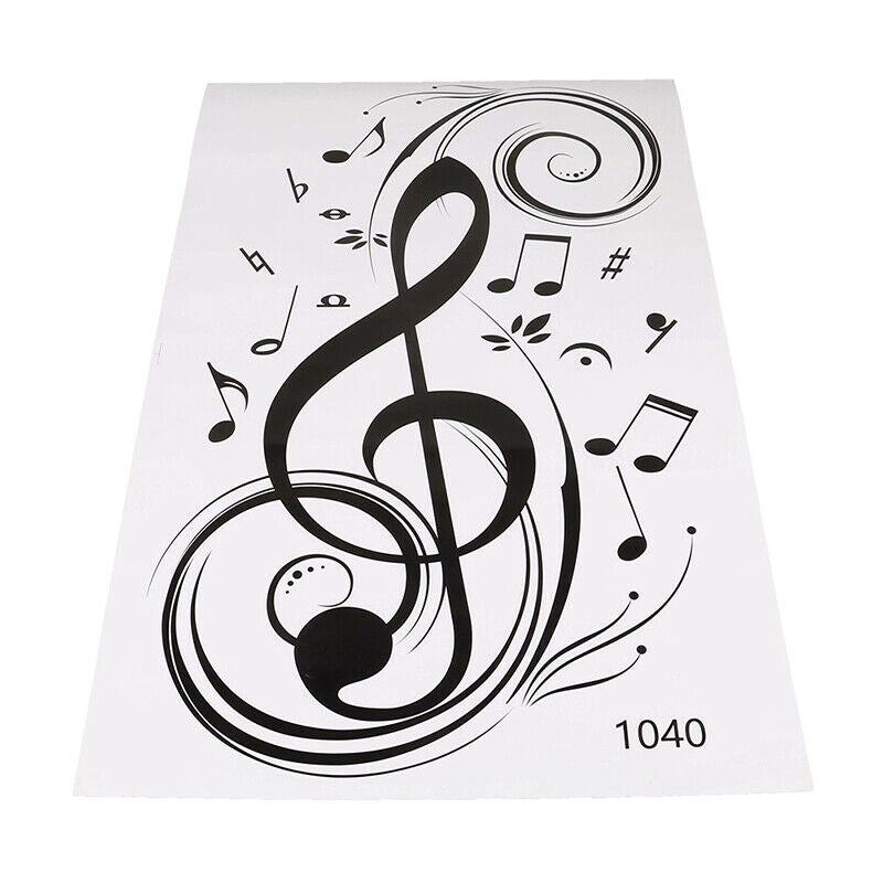 Music Wall Stickers DIY Musical Note Home Decor Wall Decals Kids Room Home  BDA