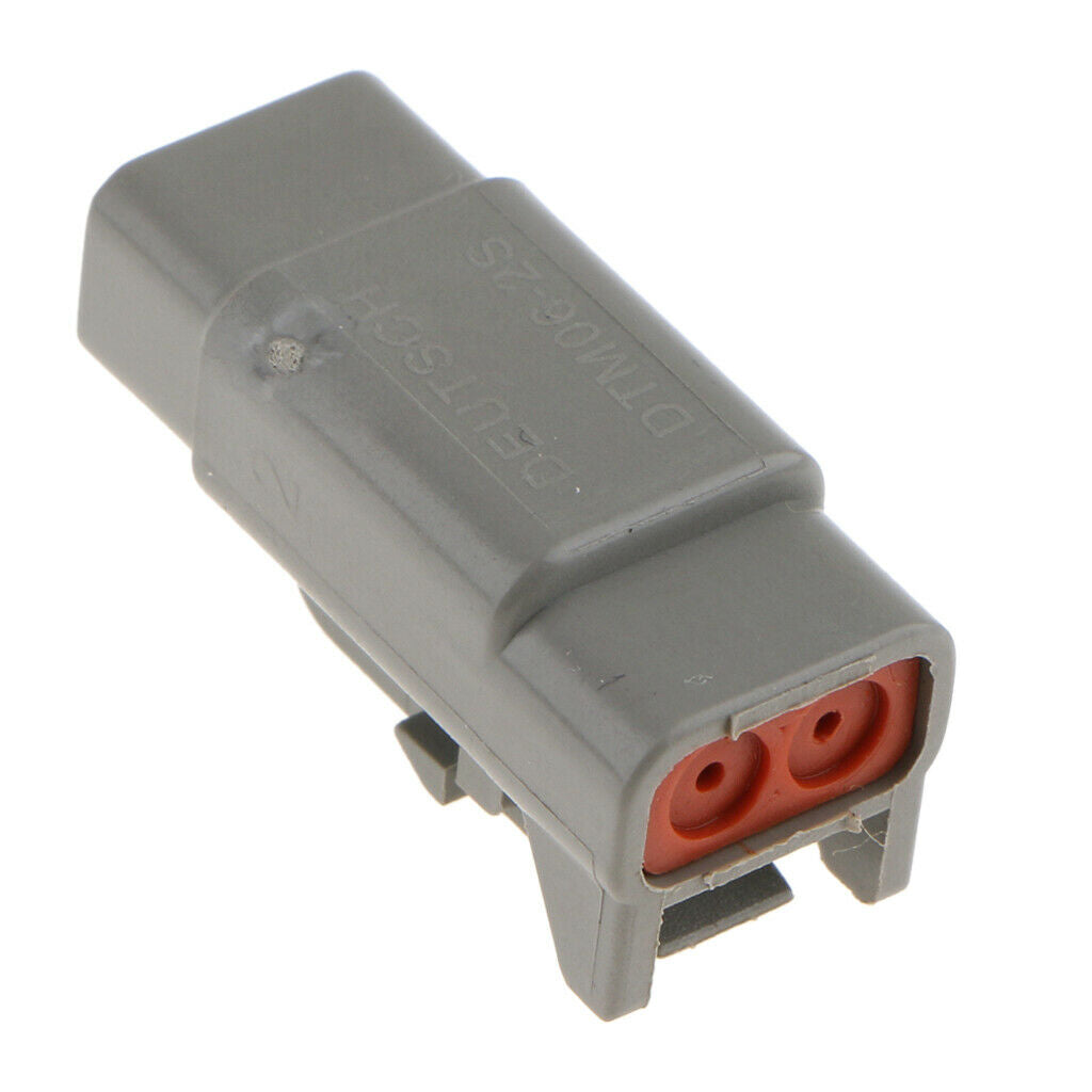 1 Set 20A Waterproof 2Pins Sealed Electrical Wire Connector Plug Terminals