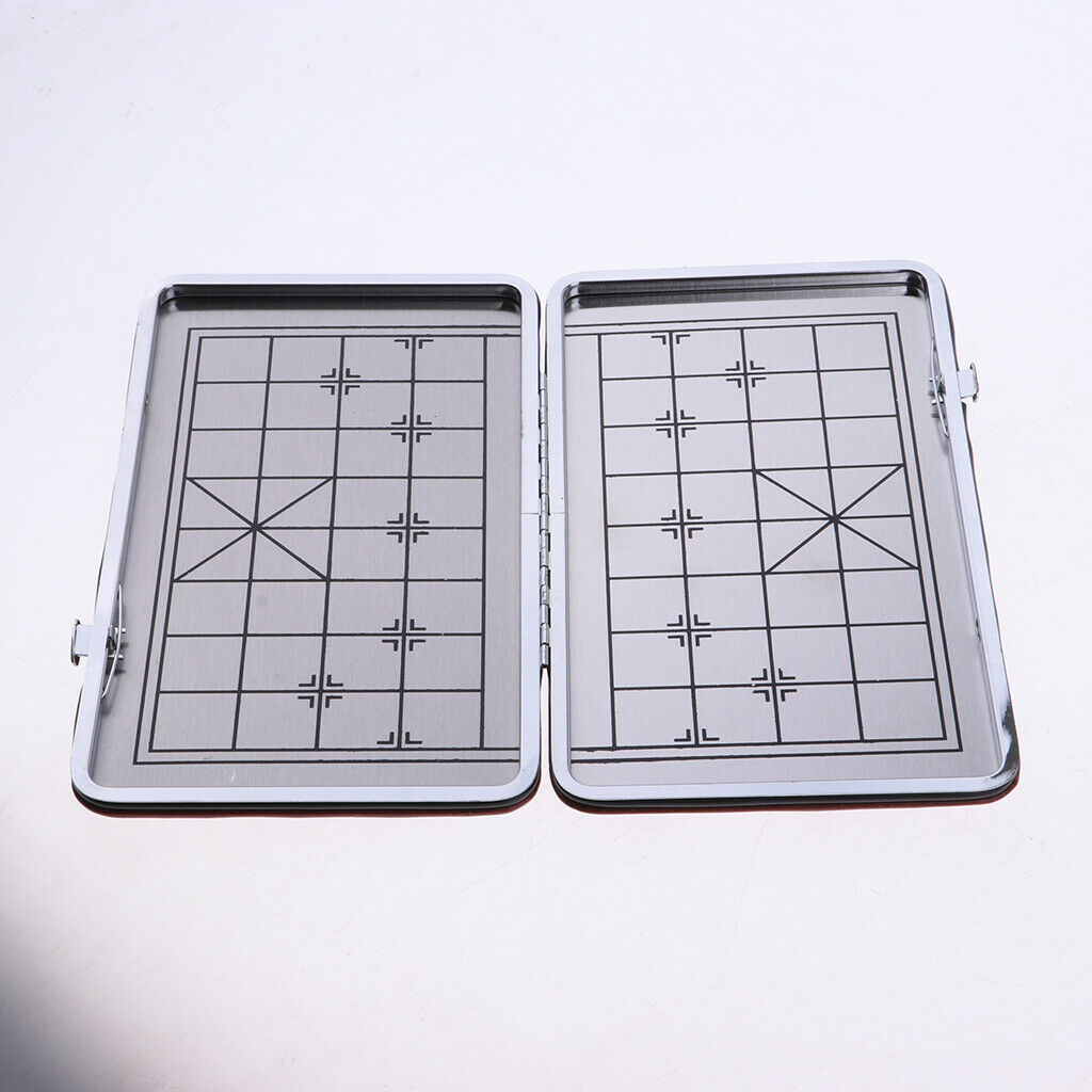 Chinese Chess Checkers Chessboard Foldable for Table Entertainments