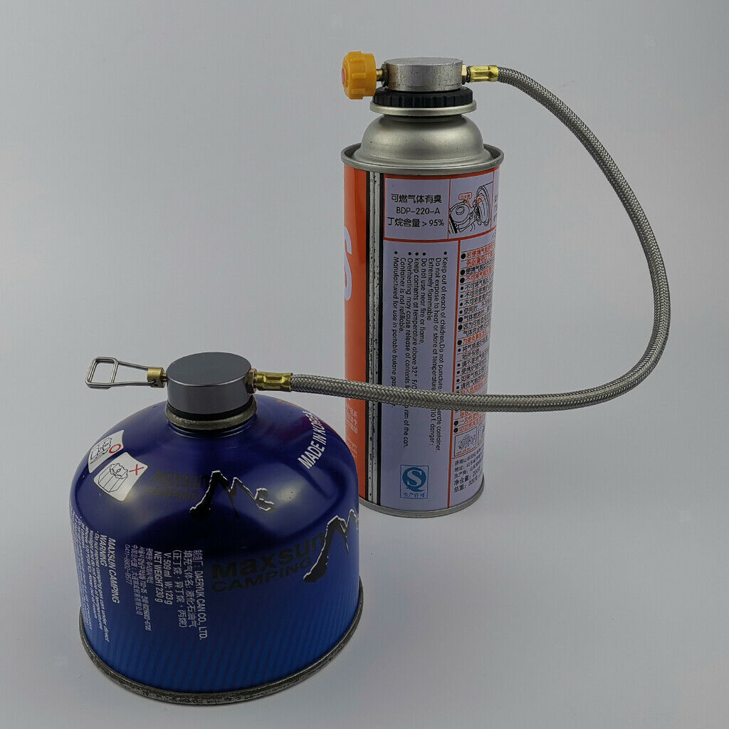 Camping 42cm Outdoor Gas Stove Propane Refill Adapter Cylinder 12in Supply Hose