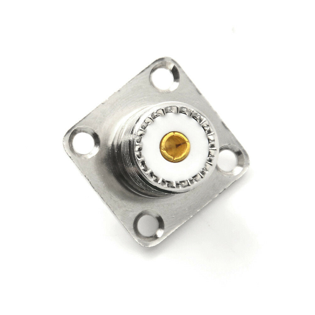 SO-239 Female Jack Square Shape Solder Cup Coax Connector For Radi.l8