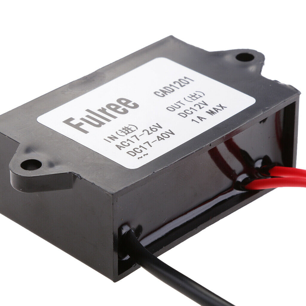 Power Converter Voltage AC 24V To DC 12V 1A Flush Waterproof
