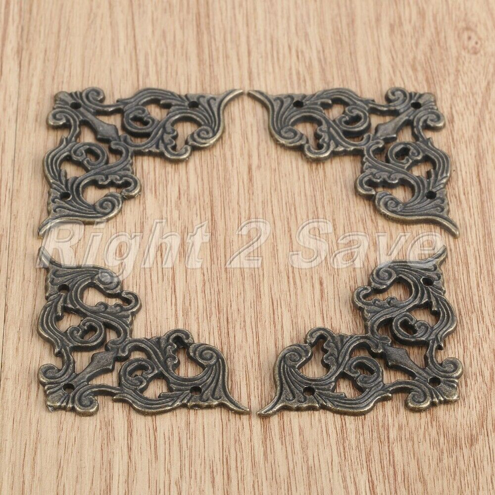 4Pcs Metal Butterfly Corner Decorative Protectors Embellishments Scrapbooking