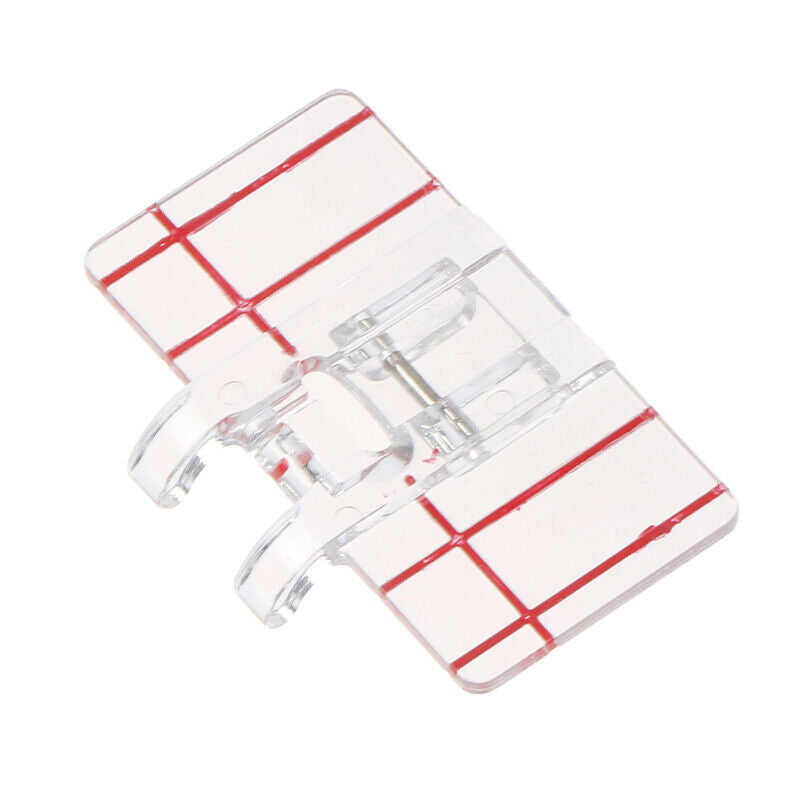 1Pcs Clear plastic Parallel Stitch Foot Presser Home Domestic Sewing Mach.l8
