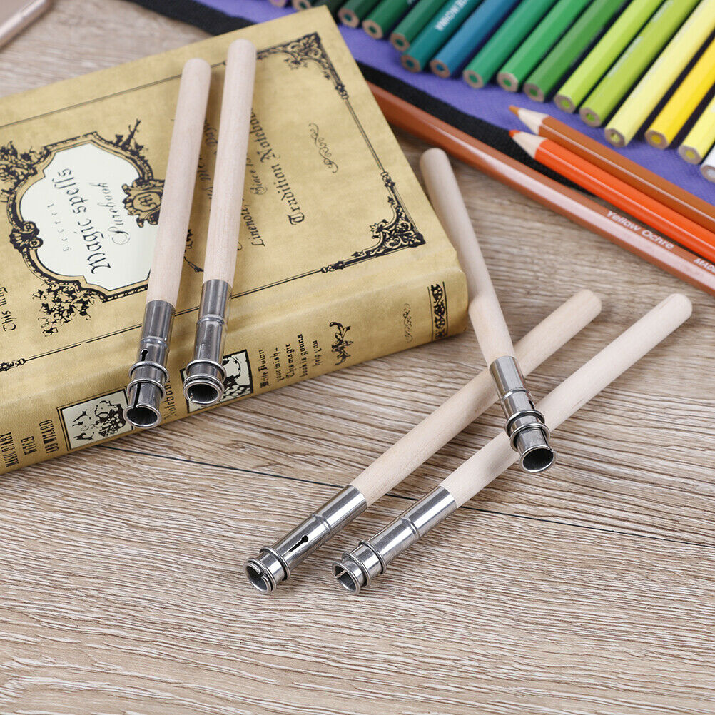 5Pcs Pencil Painting Extender Adjustable Wooden Lengthener Holder Drawing.l8