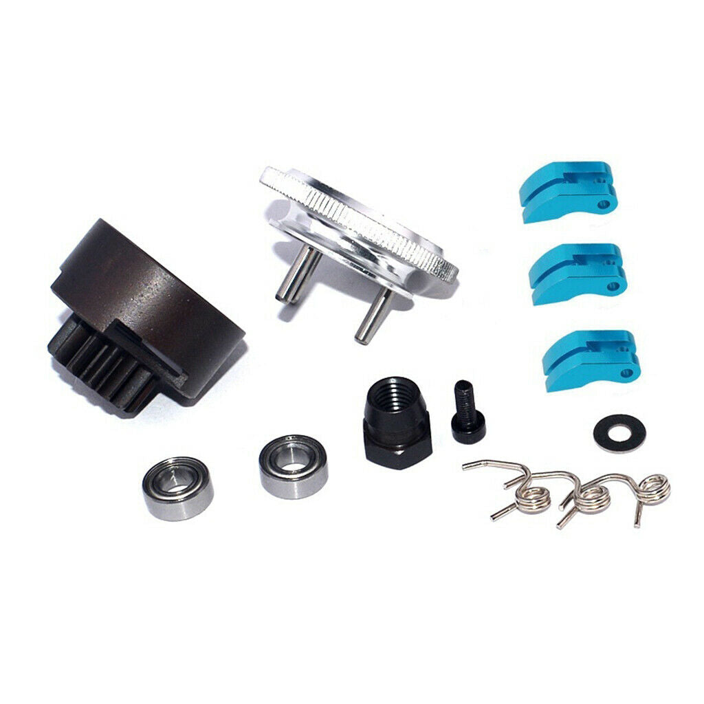14T Gear Flywheel Set Clutch Bell Assembly fr RC 1/8 HSP Team losi Truck Car
