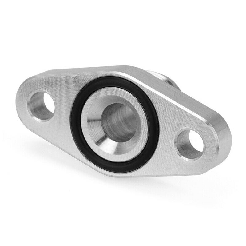 Alumimum Turbo Oil Return Drain Flange 8AN Fit For KKK K03 K04 T517Z T518Z 38mm