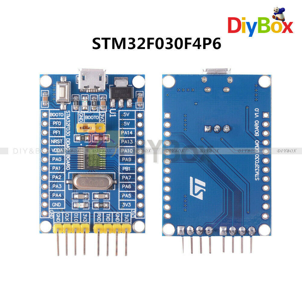 STM32F030F4P6 ARM CORTEX-M0 Core Minimum System Dev Board SWD/ISP MicroUSB 32bit