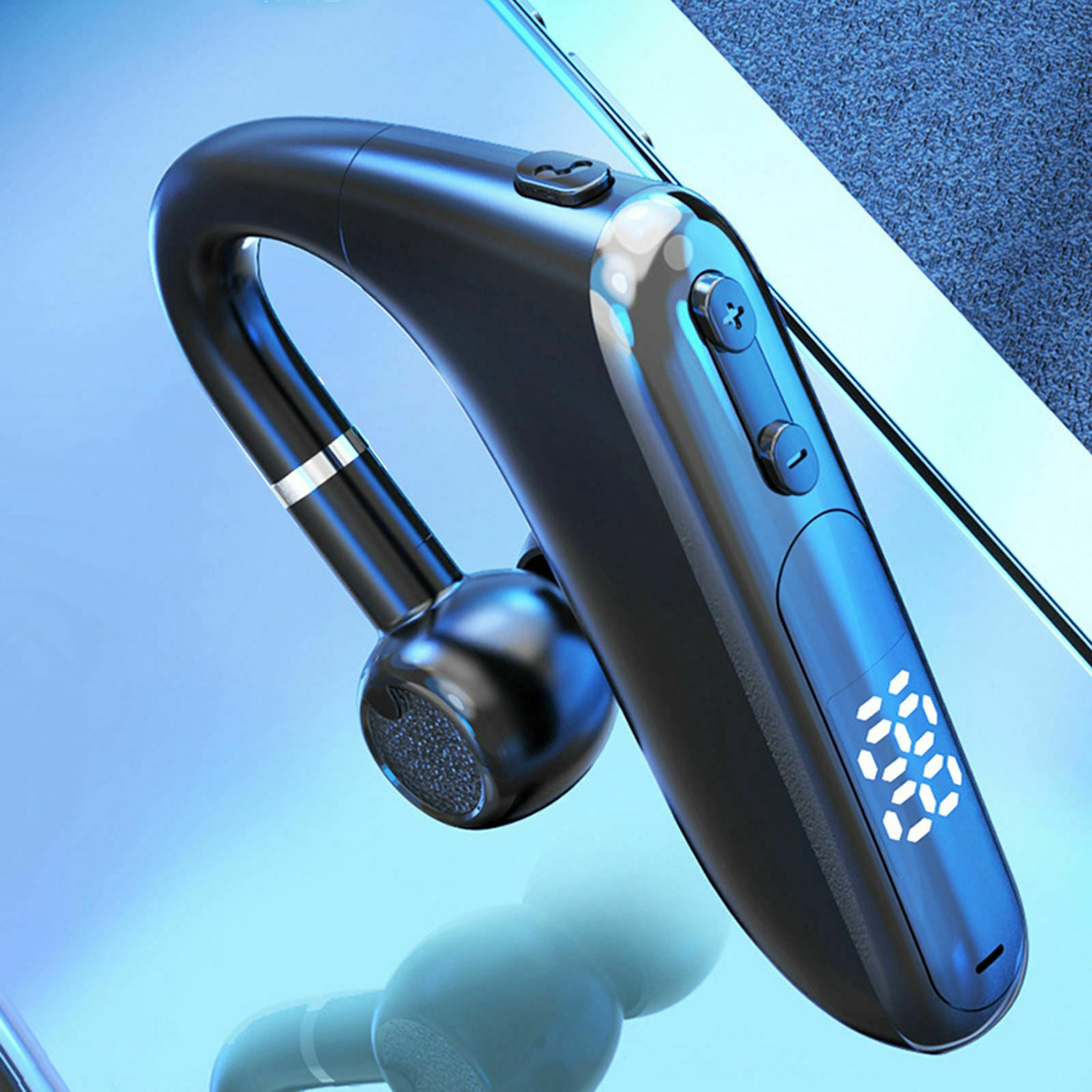 Wireless Headset Noise Cancelling with Built-in Mic Earphones for Driving