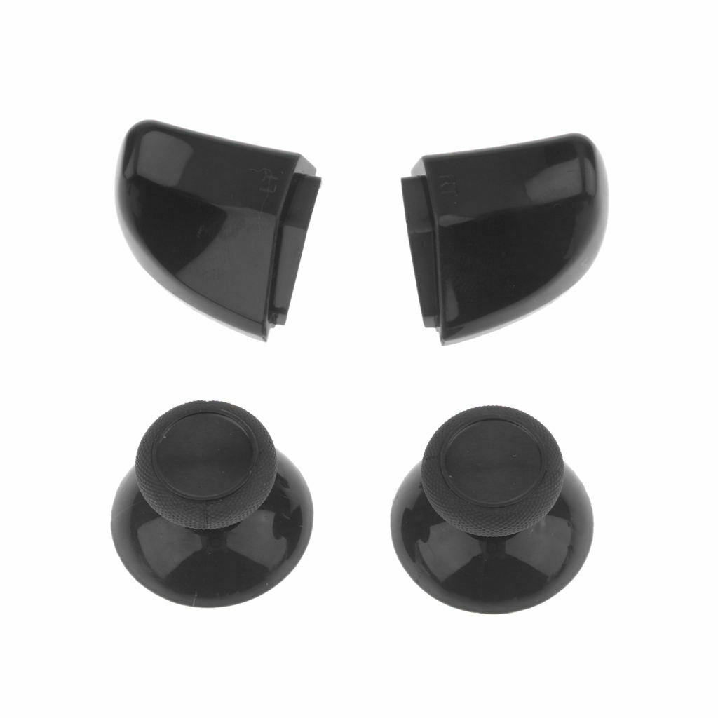 Button Set Chrome Mod Kits for Microsoft New Xbox One 3.5mm Controller Black