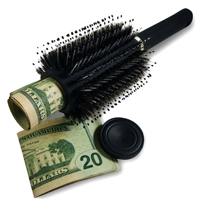 Hidden Safes Hair Brush Style Safe box for Hide Money with Removable LidJNBDAU