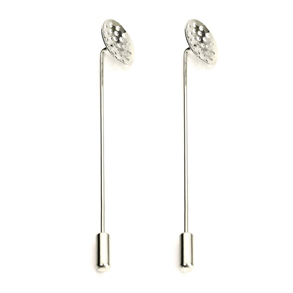 20pcs Stick Pin Clutch Brooch Findings Making Accessory Boutonniere DIY