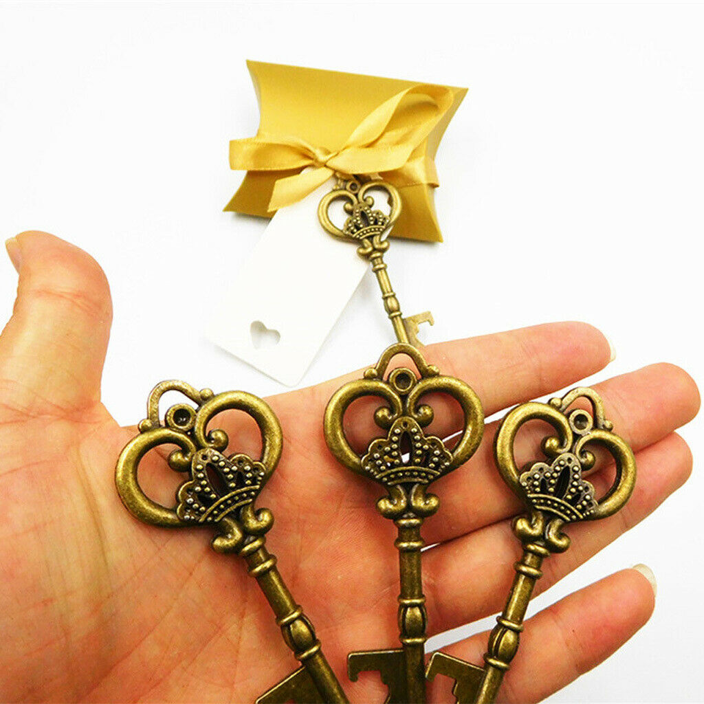 5pcs wedding party favor guest gifts candy box and bottle openers ornaments