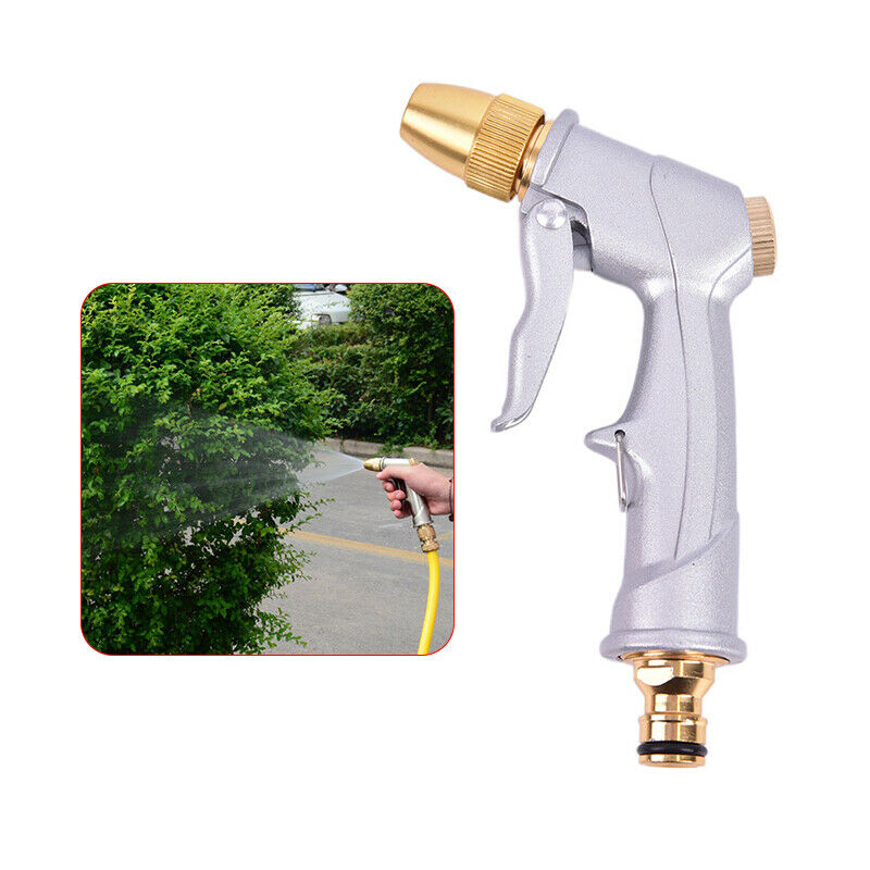 1PCS High Pressure Water Spray Brass Nozzle Garden Hose Pipe Lawn Car Wash SEDD