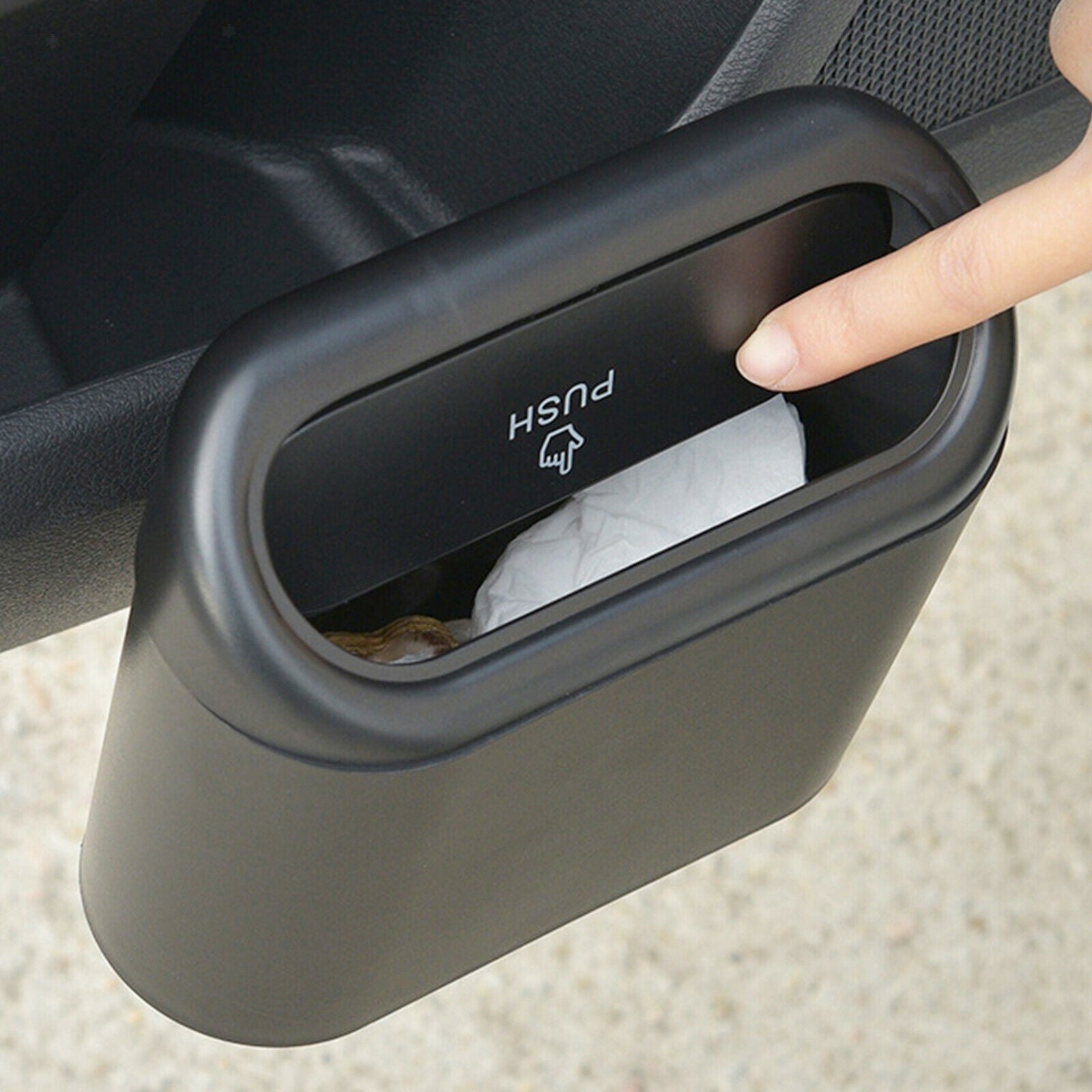 Waterproof Hanging Car Trash Can Rubbish Box Storage Bucket for Automotive