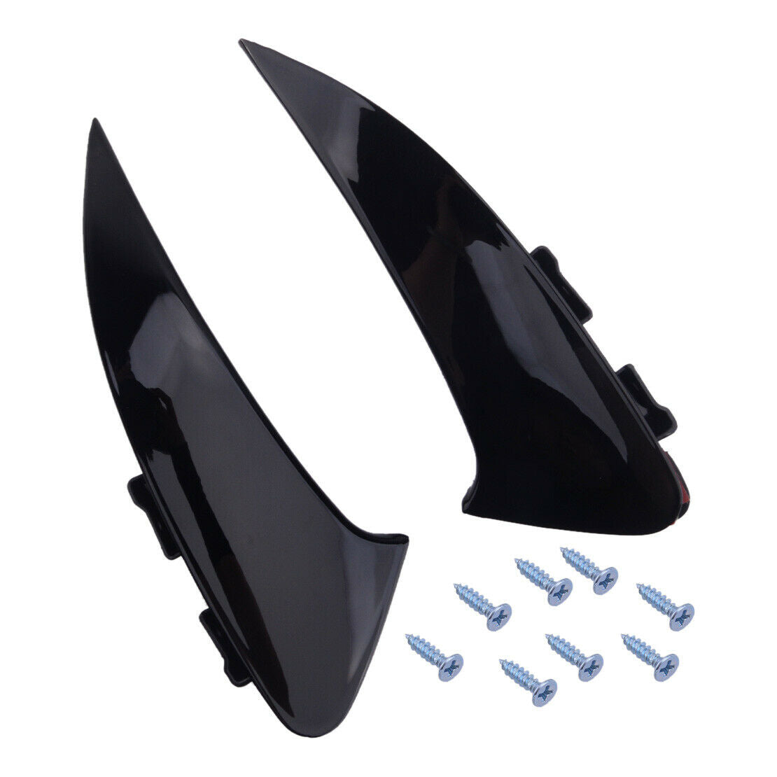 Rear Bumper Side Canards Splitter Fins Body Spoiler fit for Benz CLA250 CLA35
