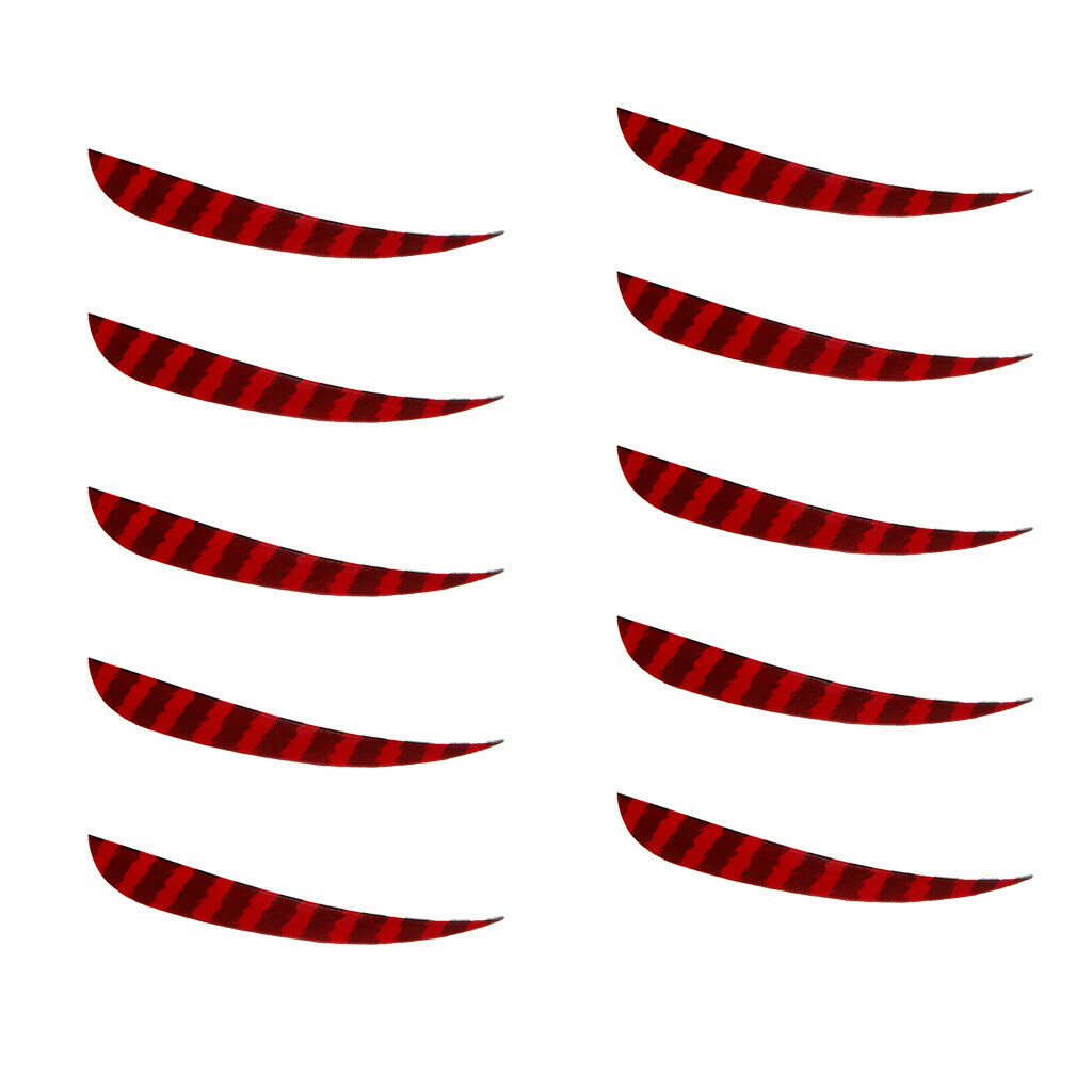 10 Pieces Drop Left-wing Feather Arrow Fletching Archery Target Hunting