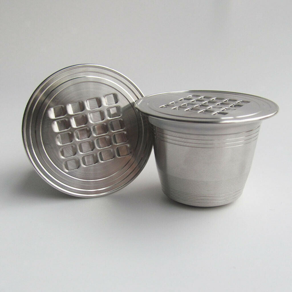 Stainless Steel Espresso Coffee Capsule Pod Cup Filter Converter Leakproof