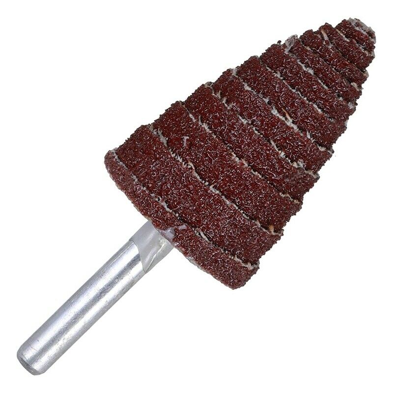 40 Pcs 1/4Inch Abrasive Flap Wheel Sander Set 80 Grit Aluminum Oxide Flap WhT7O2