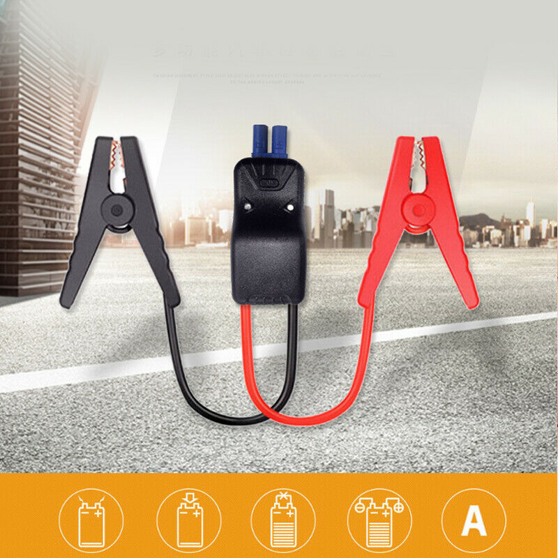 Car Jump Starter Smart Booster Cable Battery Alligator Clamp LED Indicator 400A