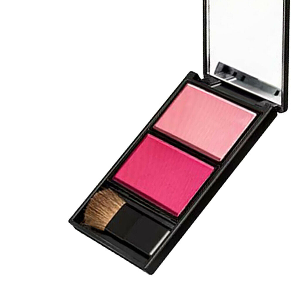 2 Colors Natural Blusher Powder Palette Face Contour Blush Cheek Makeup  B#