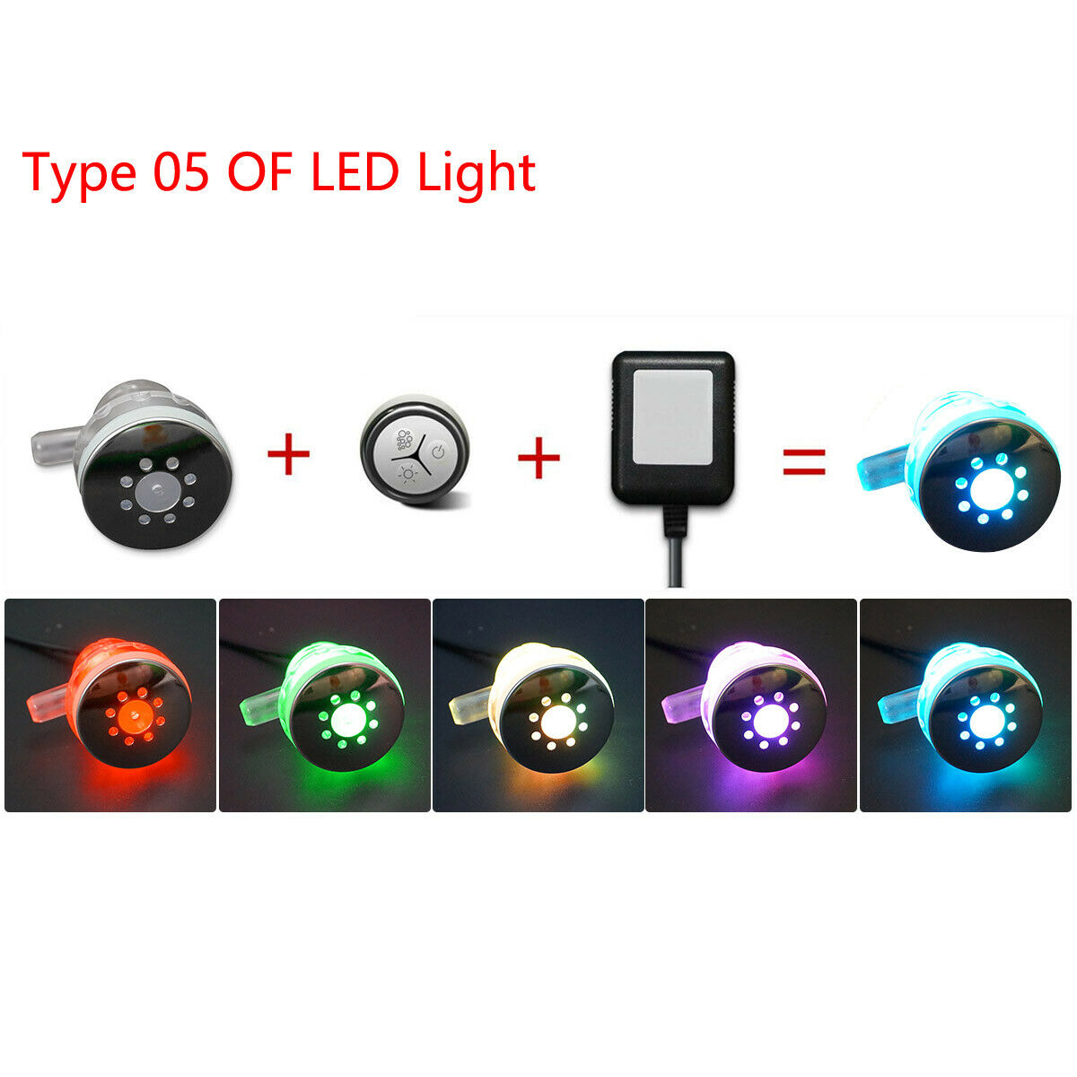 Spa Hot Tub Pool LED Lamp Underwater 12V Solar Submersible Fountain Light IP65