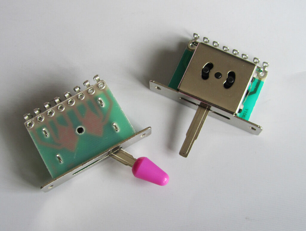Purple Strat Style Knobs,ST Single Coil Pickup Covers and 5 Way Switch Tip