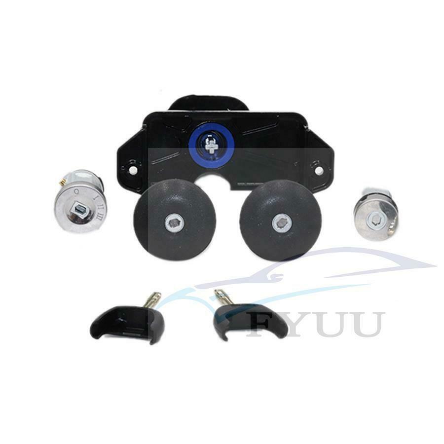 Complete Lock Set Bonnet+2 Horseshoe Door Keys 61A16D748AB For Ford Transit MK7