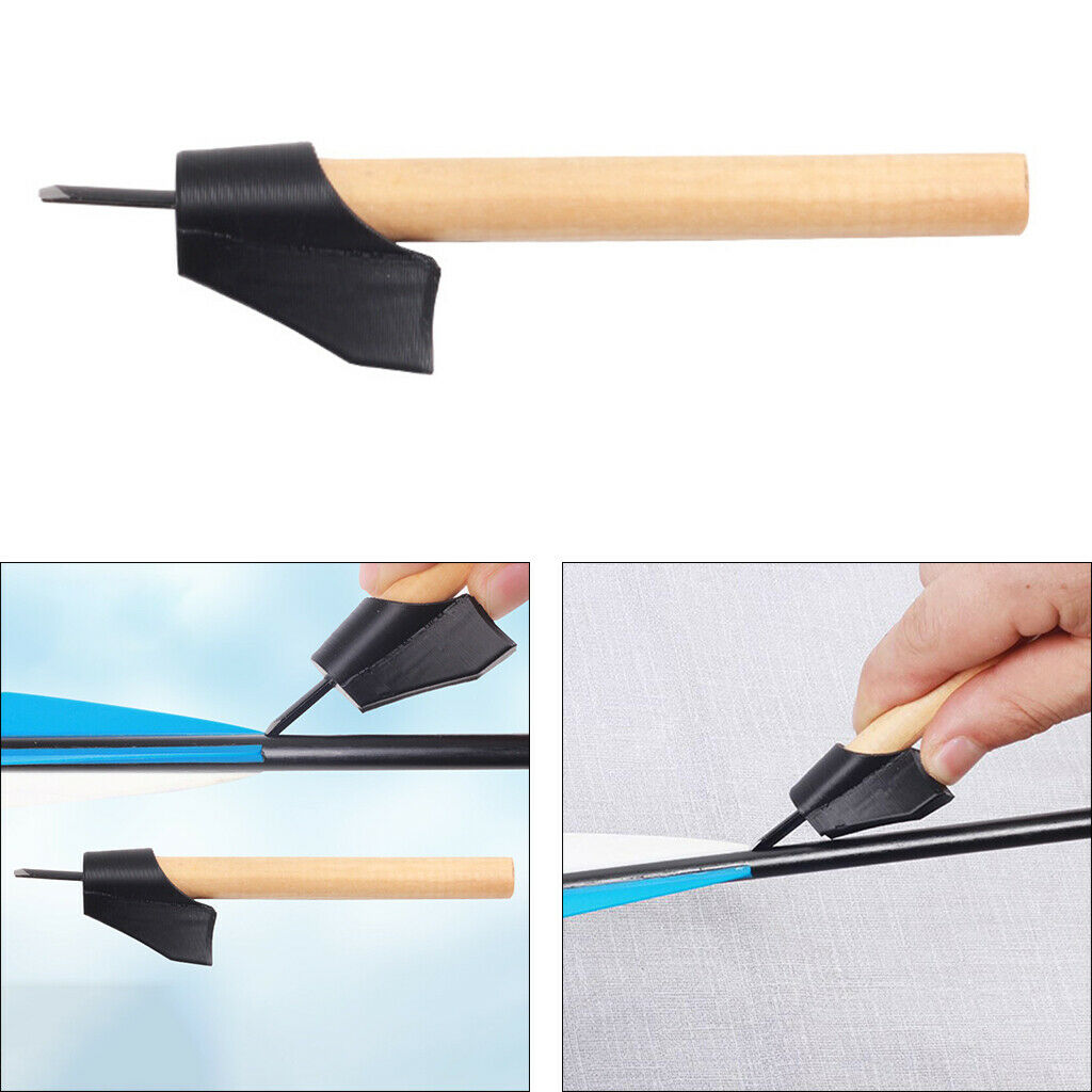 Archery Arrow Stripper Scraper Feather Fletching Remover Hunting Accessories