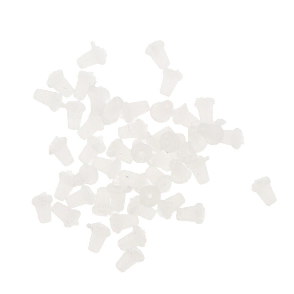 50 Pcs Carp Rig  Stop Fishing Hook Stopper Clutch Stopper