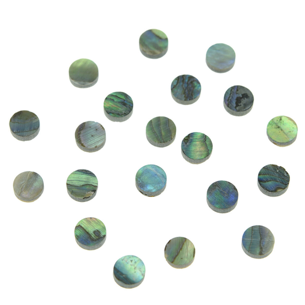 20pcs 6x2mm New Zealand Natural Abalone Shell Guitar Bass Inlay Fingerboard Dots