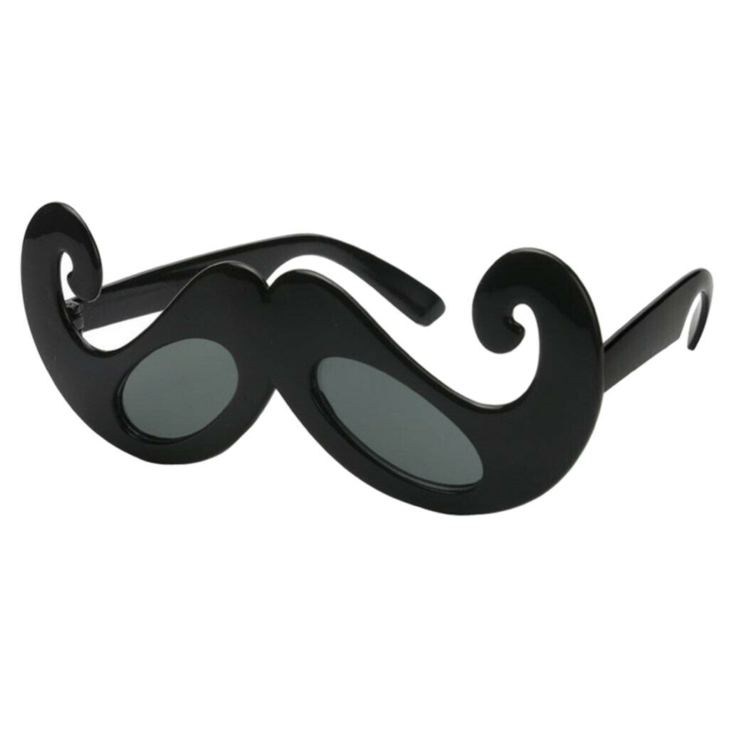 Funny Black Moustache Groom Eye Glasses Beard Photo Booth Party Sunglasses