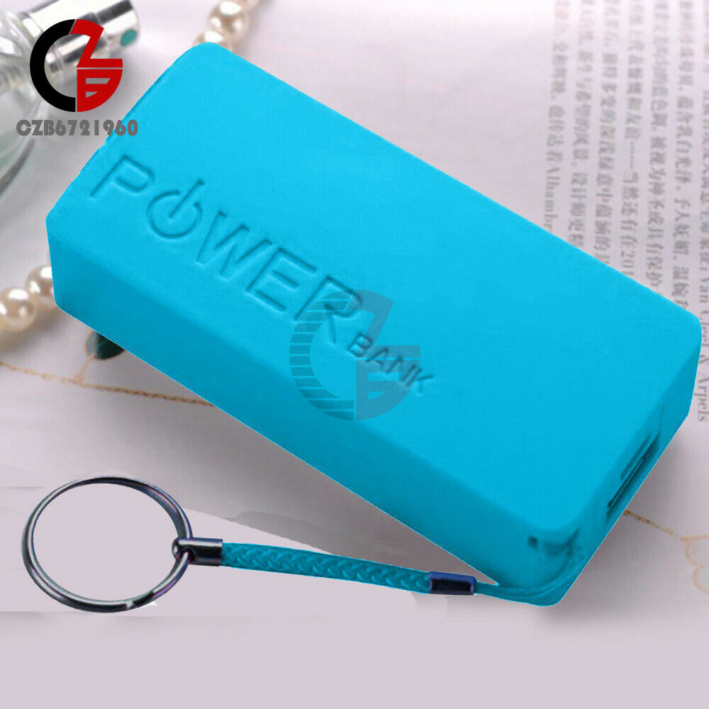Portable 5600mAh 18650 USB Power Bank Battery Charger Case DIY Box For Phone