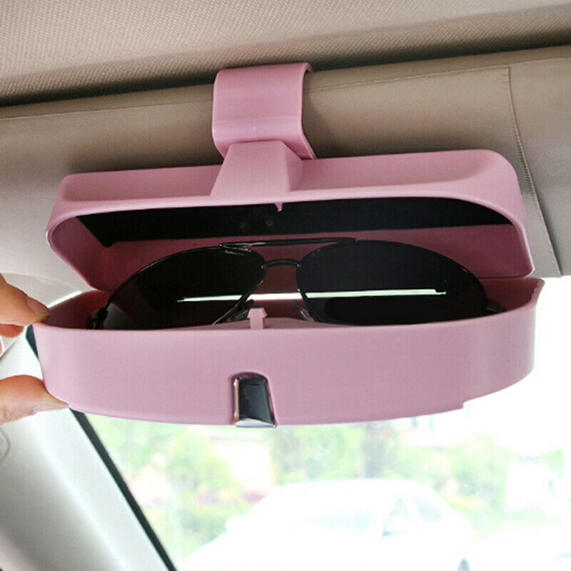 1 Pcs Universal Car Sunglasses Holder Glasses Case Storage  IOBDAU