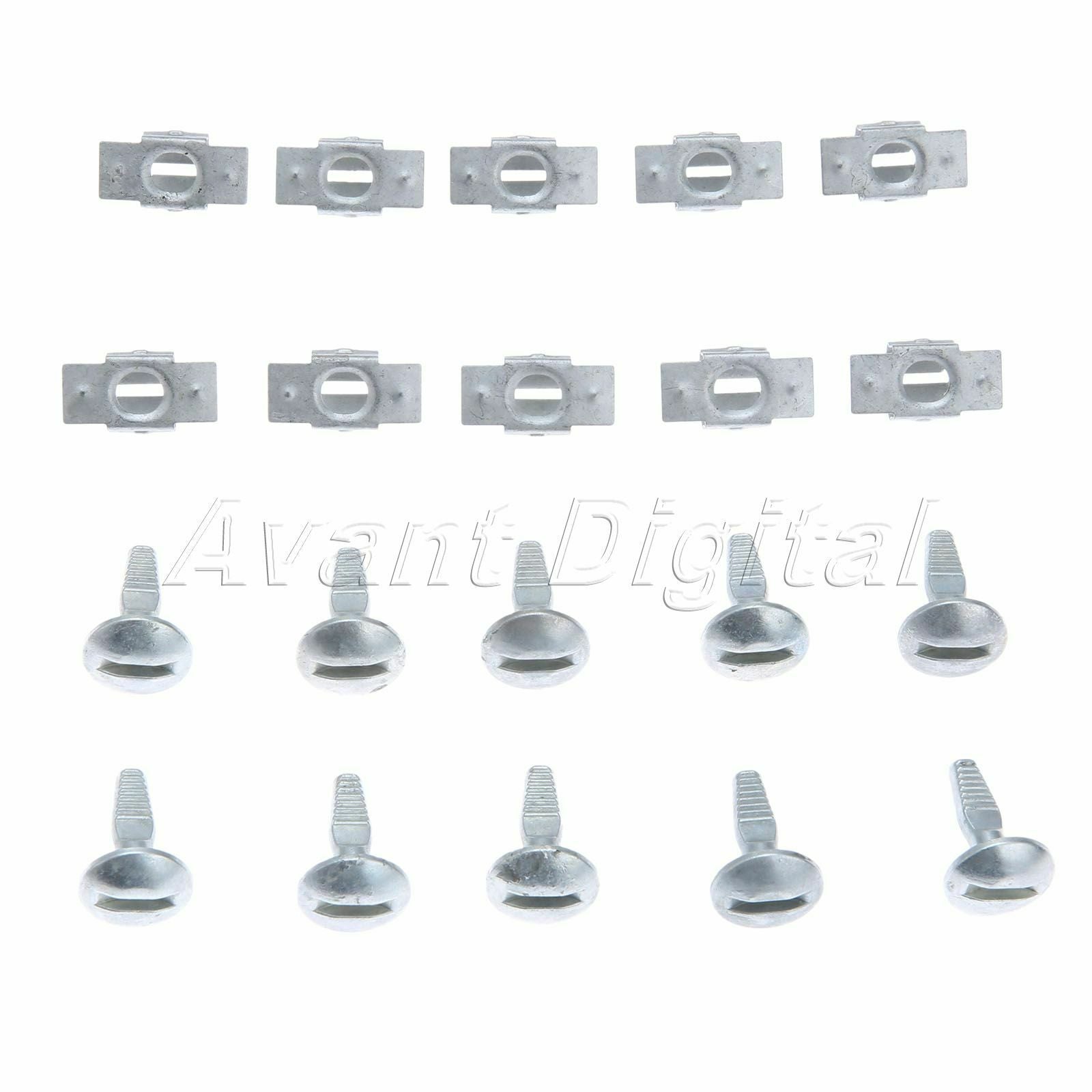 10 Set Fasteners Engine gearbox plate screw clip fit for Citroen C5 C-Quatre