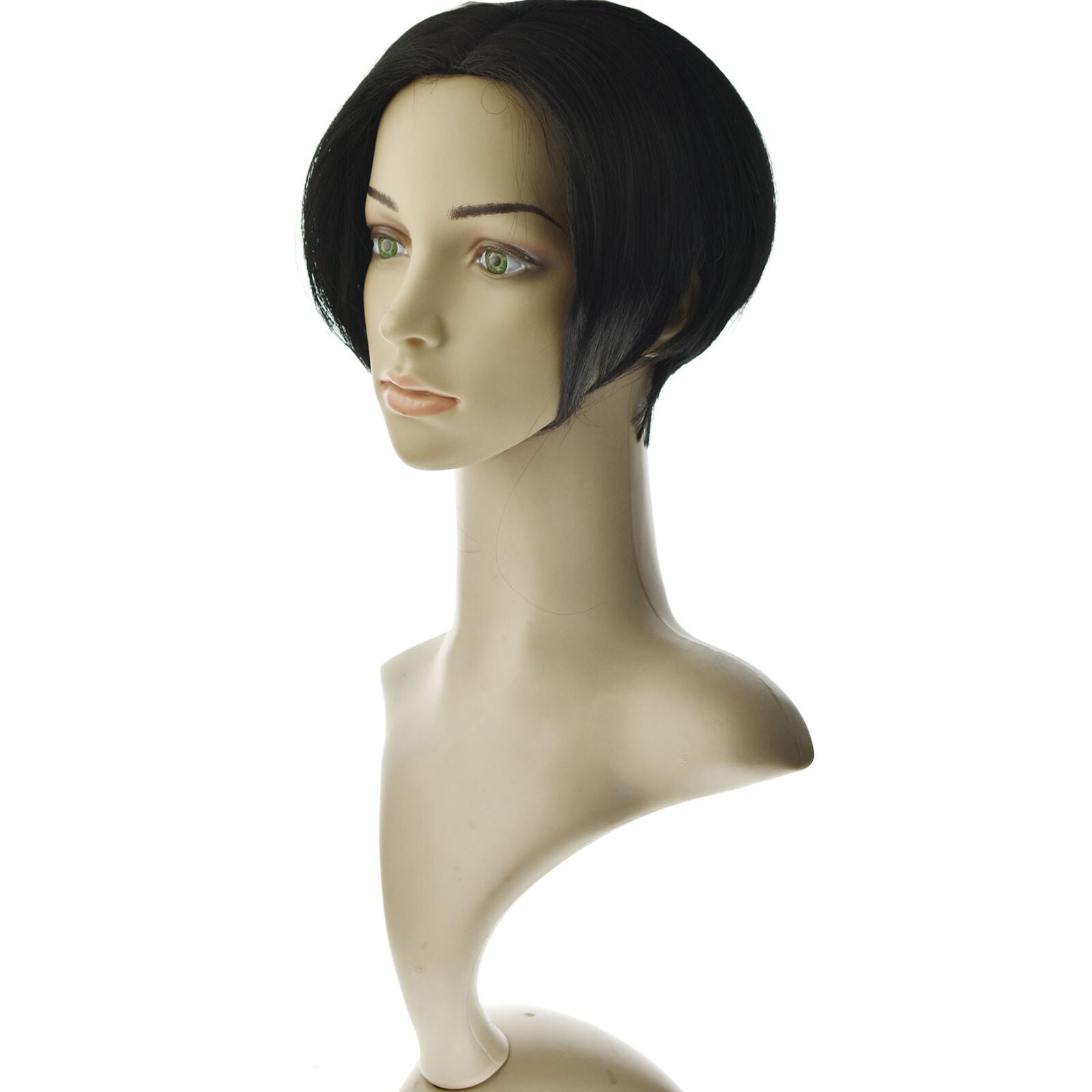 Black Hair Wig Natural Straight Hair Short Wig For Women