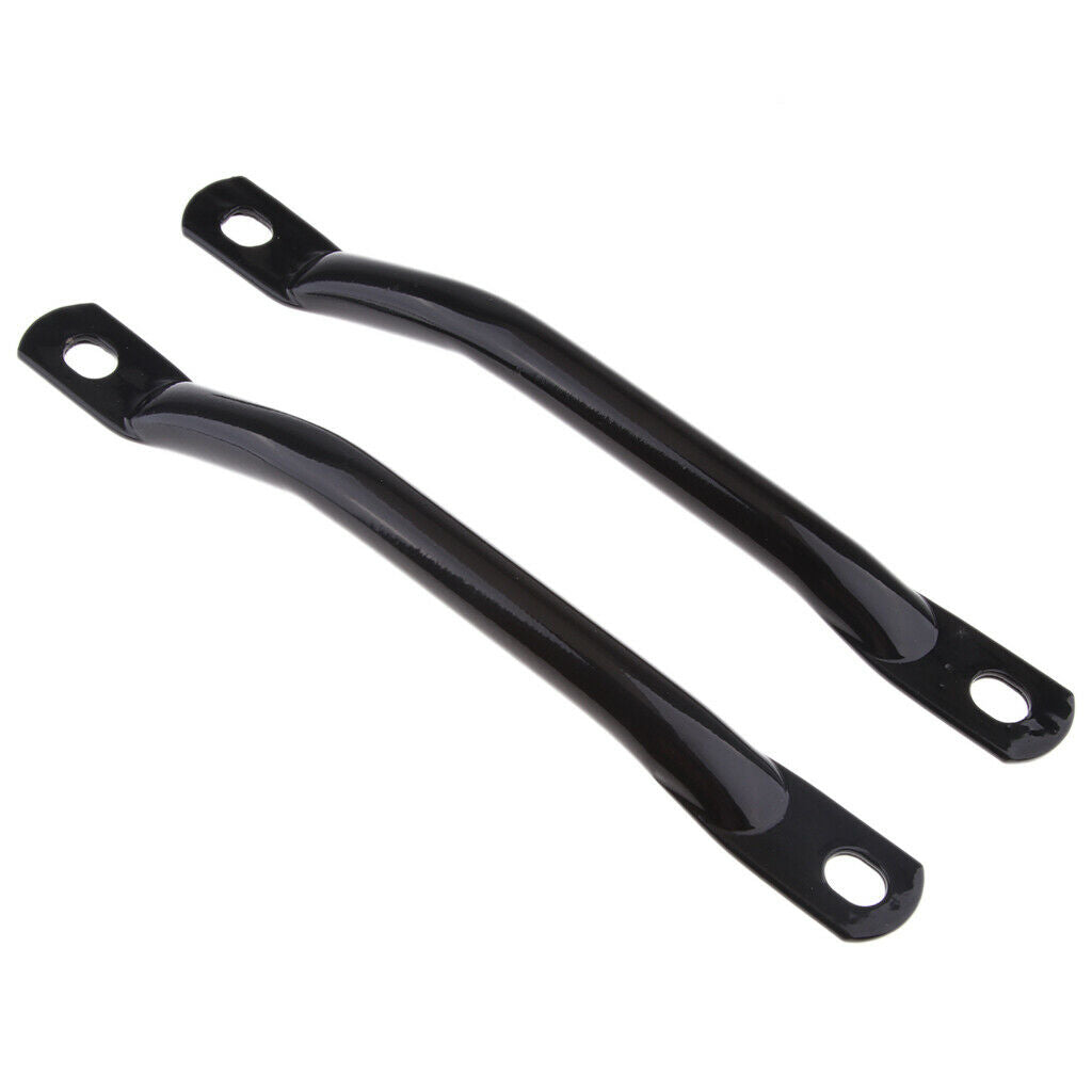 Motorcycle Universal Rear Passenger Pillion Seat Handle Grab Bar Hand Rail Black