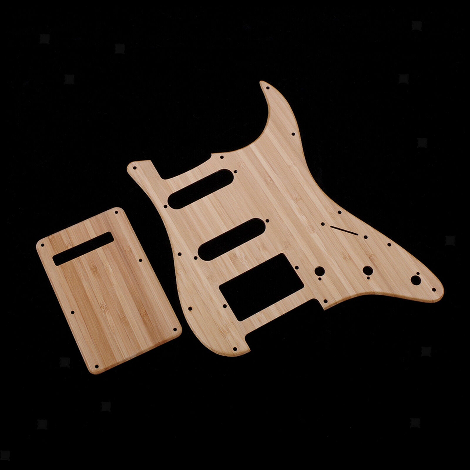 Bamboo Pickguard Scratch Plate & BacK Plate fits ST Acoustic Guitar Parts