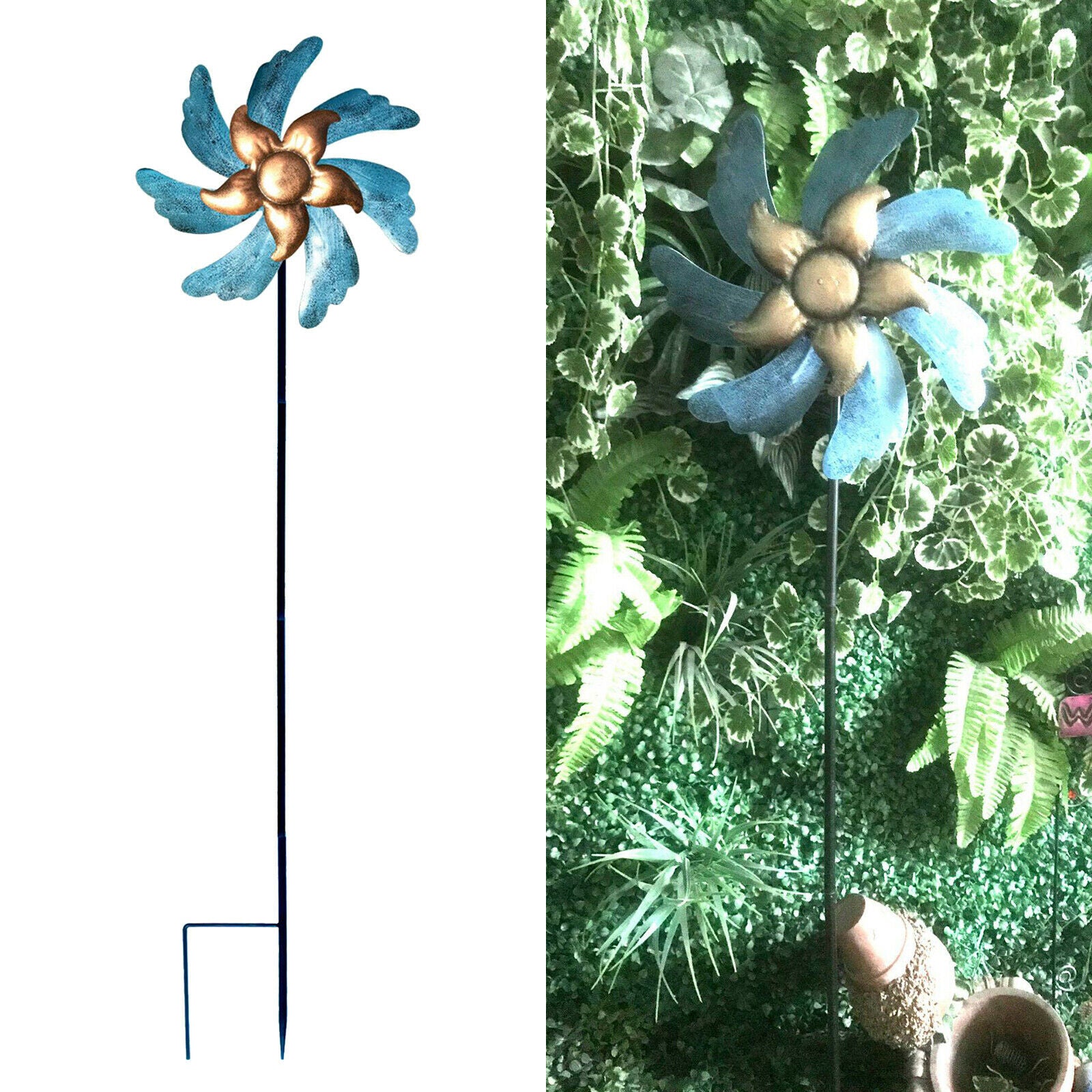 Windmill Outdoor Garden Patio Stake Holiday Decor Wind Mills Wind Catcher