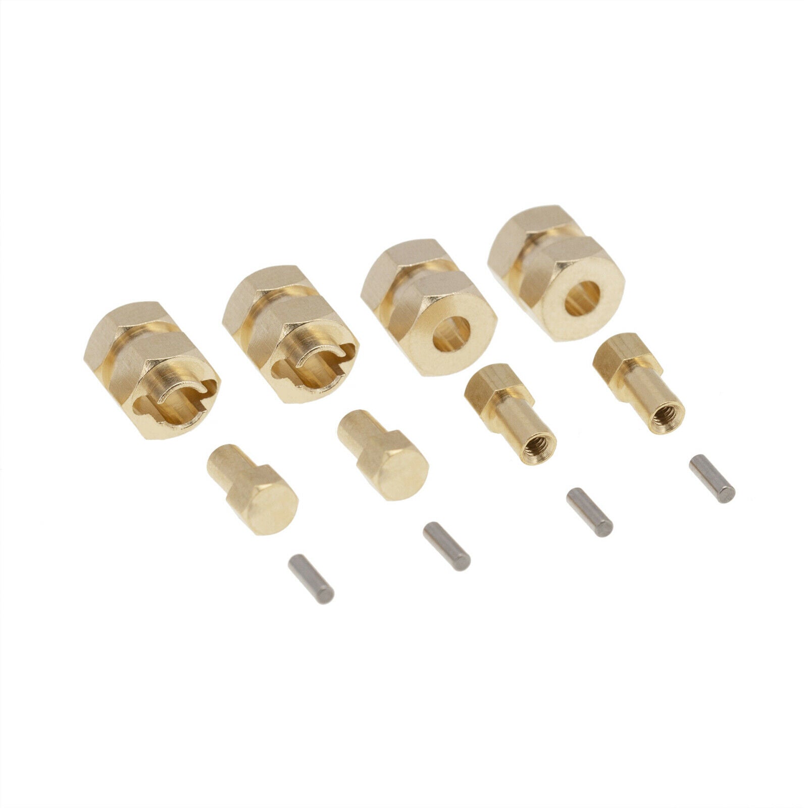 For Axial SCX24 90081 AXI90081 RC Crawler Brass Coupler Counterweight Combiners